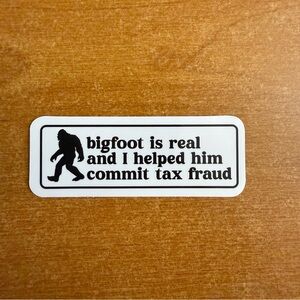 Funny‎ Bigfoot Sticker